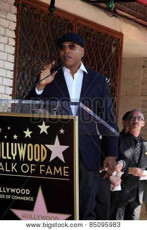 LOS ANGELES - MAR 5:  LL Cool J, James Todd Smith at the Chris O'Donnell Hollywood Walk of Fame Star Ceremony at the Hollywood Blvd on March 5, 2015 in Los Angeles, CA
