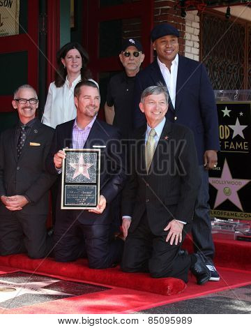 LOS ANGELES - MAR 5:  NCIS LA Cast  at the Chris O'Donnell Hollywood Walk of Fame Star Ceremony at the Hollywood Blvd on March 5, 2015 in Los Angeles, CA