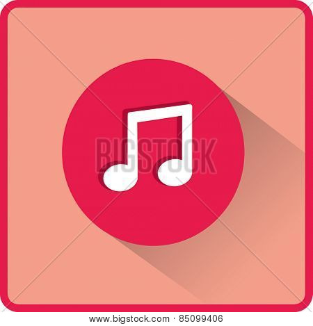 Flat Vector Note icon. Stock Vector Illustration. 