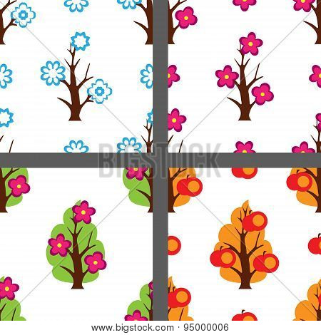 four season pattern set