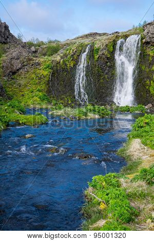 Waterfall in the Gjain gorge