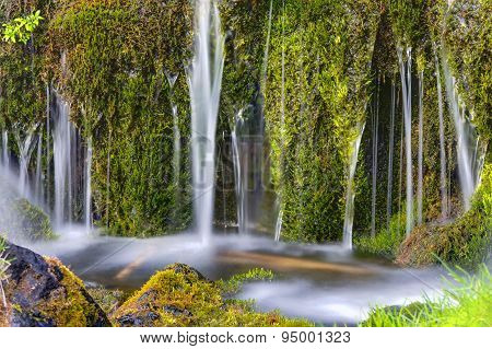 Detail of a small waterfall