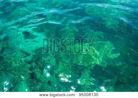 Green Sea Water