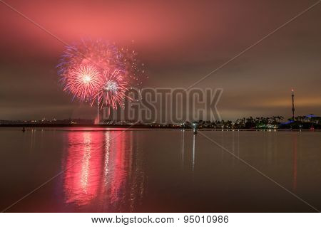 Fireworks On The Bay