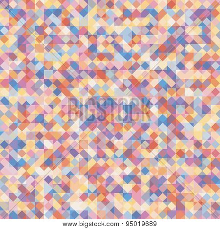 Abstract Geometric Background With Squares.