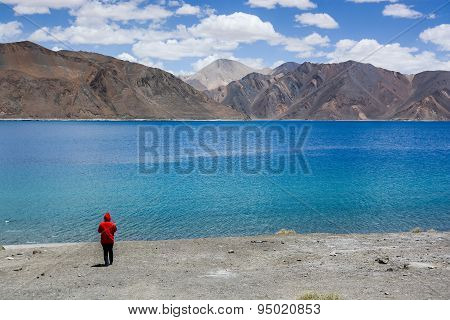 Pangong Lake At Ladakh, India