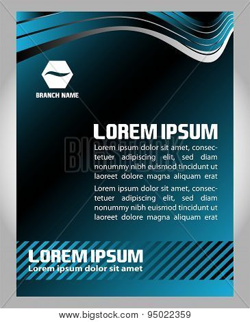 Blue Modern Flyer Design