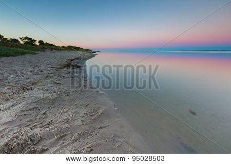 Beautiful Beach Before Sunrise.