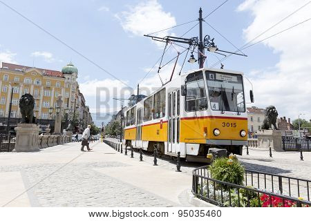 Tram In Sofia, Bulgaria