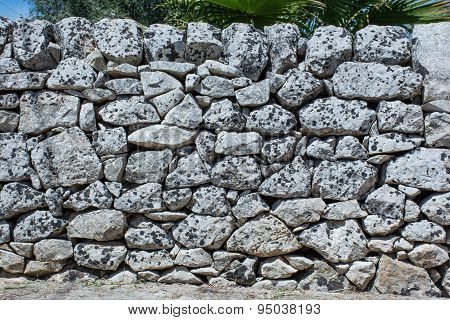 Drywall, Typical Of The Sicilian Countryside.