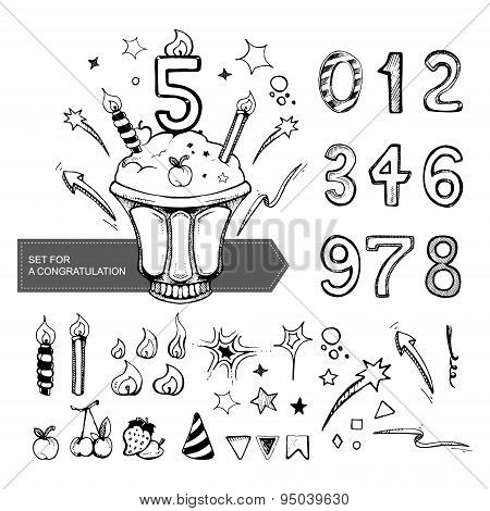 Set Of Numbers For A Congratulation