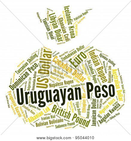 Uruguayan Peso Means Foreign Exchange And Banknote