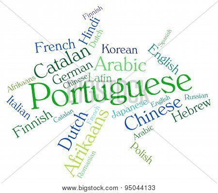 Portuguese Language Means Foreign Portugal And Speech