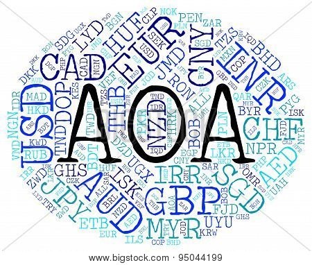 Aoa Currency Represents Worldwide Trading And Coinage