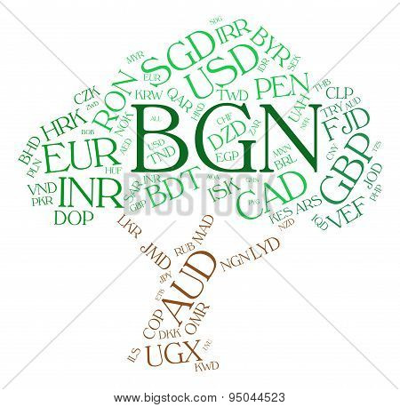 Bgn Currency Represents Exchange Rate And Bulgaria