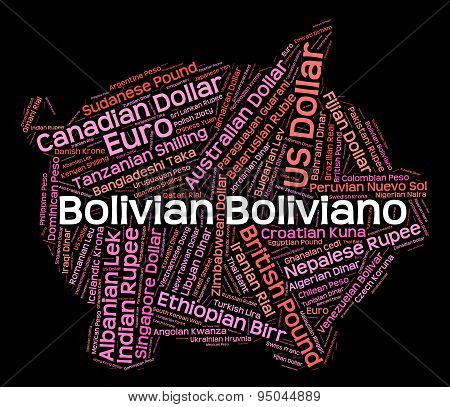 Bolivian Boliviano Means Forex Trading And Banknotes