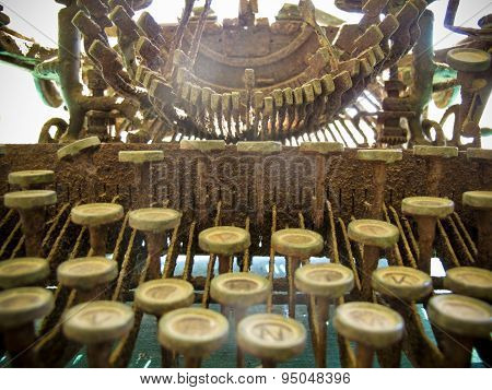 Antique typewriter