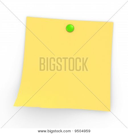 Post-it met knop