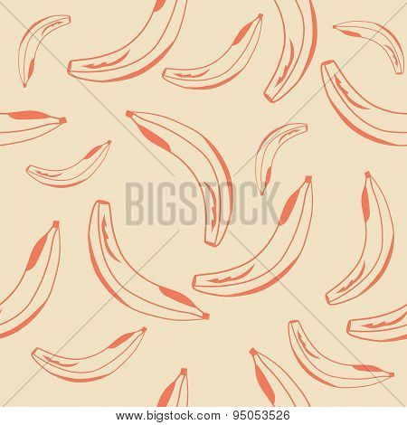 Banana Seamless Background