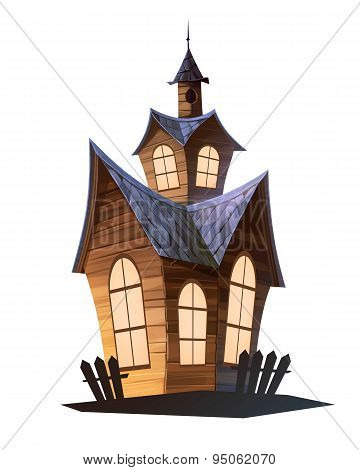 Magic House Cartoon Style