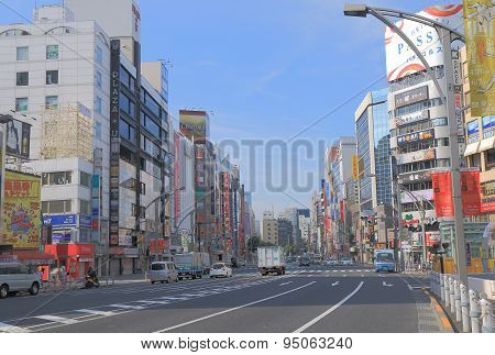 Ueno street cityscape Tokyo