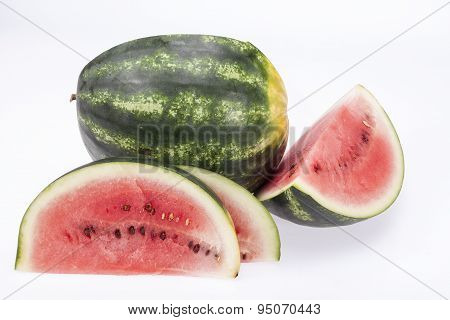Pieces Of Sliced Watermelon