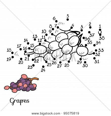 Numbers Game: Fruits And Vegetables (grapes)
