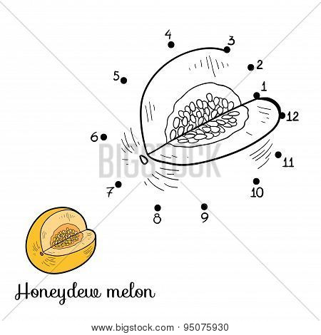 Numbers Game: Fruits And Vegetables (honeydew Melon)