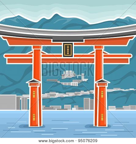The ritual gates in Japan