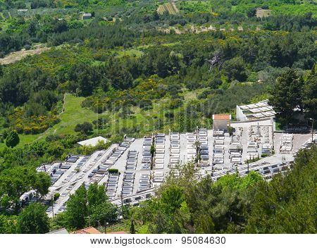 Tombs near the Croatian village Klis