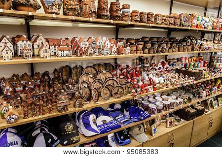Souvenir Shop In Tallinn