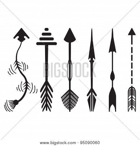 Hand Drawn Arrows Graphic Set