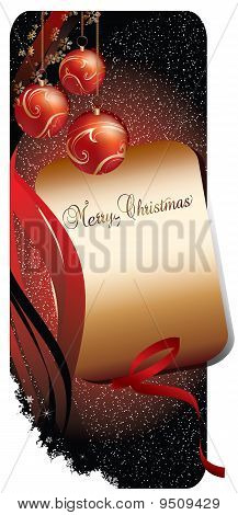 Banner di sfondo buon Natale