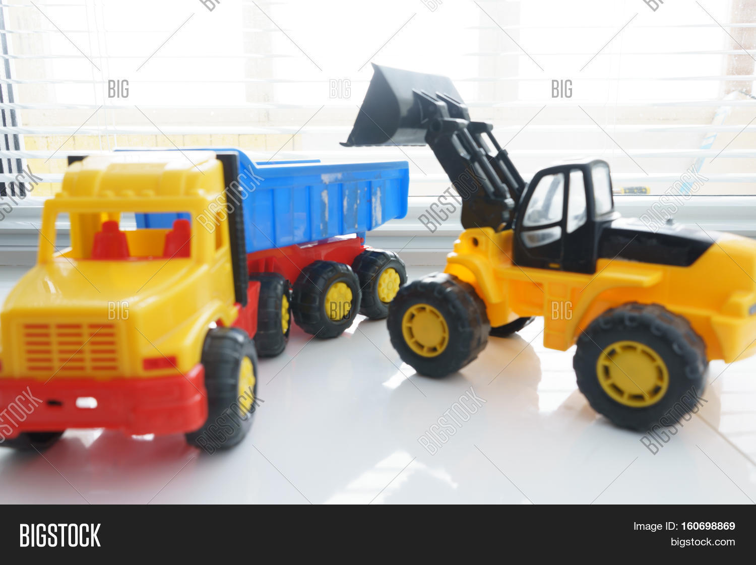 Toy Wheel Loader Toy Image & Photo (Free Trial) Bigstock