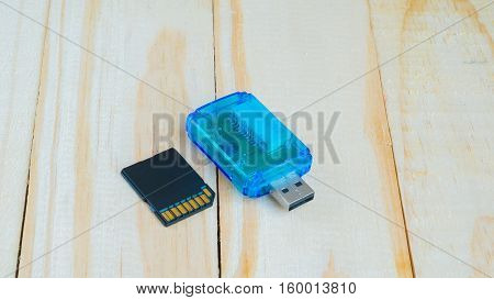 USB Gard reeder for multi gard on wooden