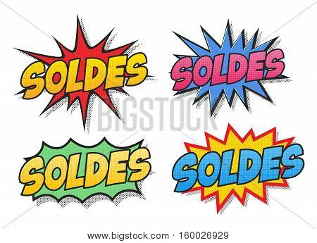The word Soldes 