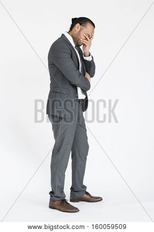 Indian Business Man Stressed Concept