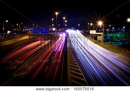 Red Cow Flyover Long Exposure 1, M50 Highway,  Dublin Ireland