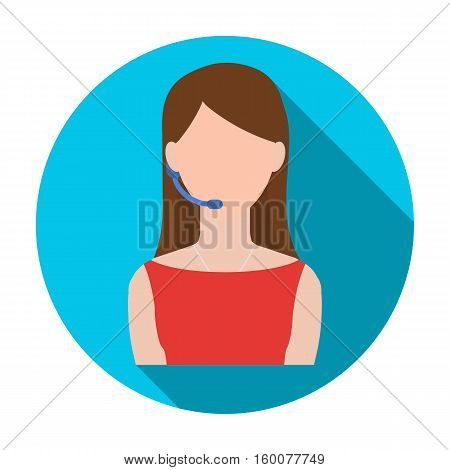 Toastmaster icon in flat style isolated on white background. Event service symbol vector illustration.