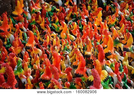Statue of a chicken, Thailand, the faith of Thailand