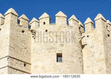 Calahorra Tower On The Roman Bridge In Cordoba, Andalusia, Spain