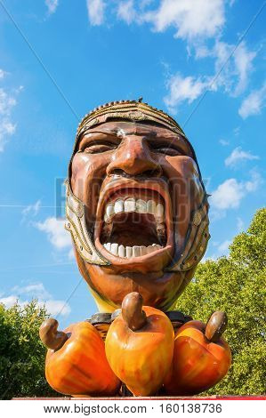 Giant Sculptures In The Parc De La Villette, Paris, France