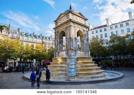 Fontaine Des Innocents In Paris, France