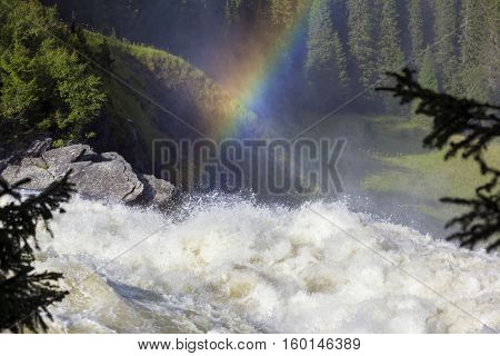 Waterfall in Sweden, tannforsen