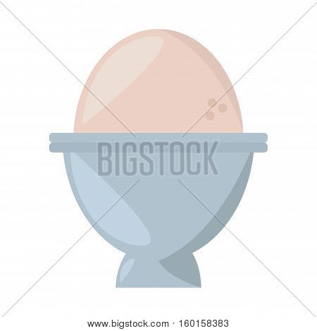 soft boiled egg breakfast design vector illustration eps 10