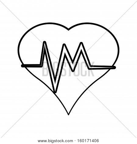 heart rate montoring pulse sport vector illustration eps 10