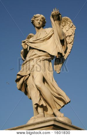 Angels On The Sant'Angelo Bridge