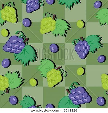 seamless background with grape