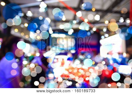 Blurred Blurry Soft Focus Background,people With Red Car