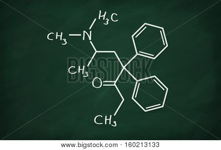 Structural Model Of Methadone
